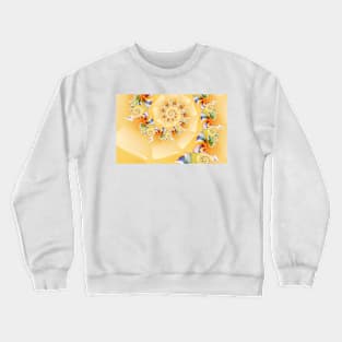 Floral Spring Fractal Crewneck Sweatshirt